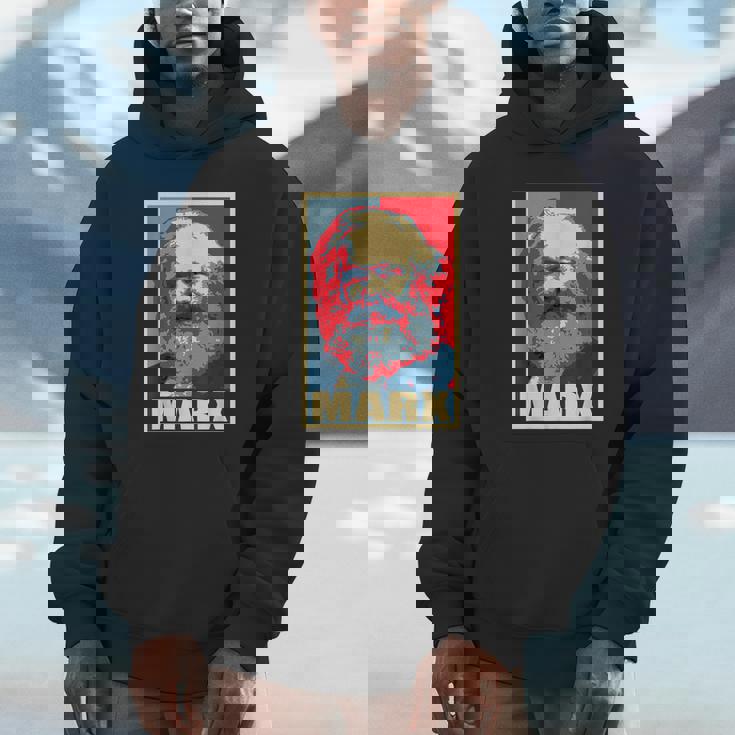 カール・マルクス プロパガンダ ポスター ポップアート パーカー