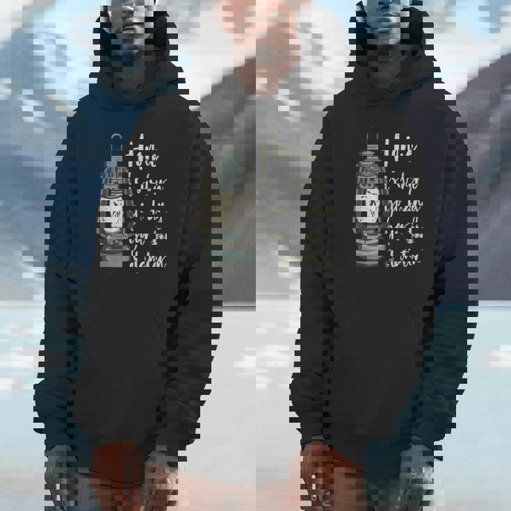 キャンプランタン 面白いキャンプ アウトドア用 ビンテージ パーカー