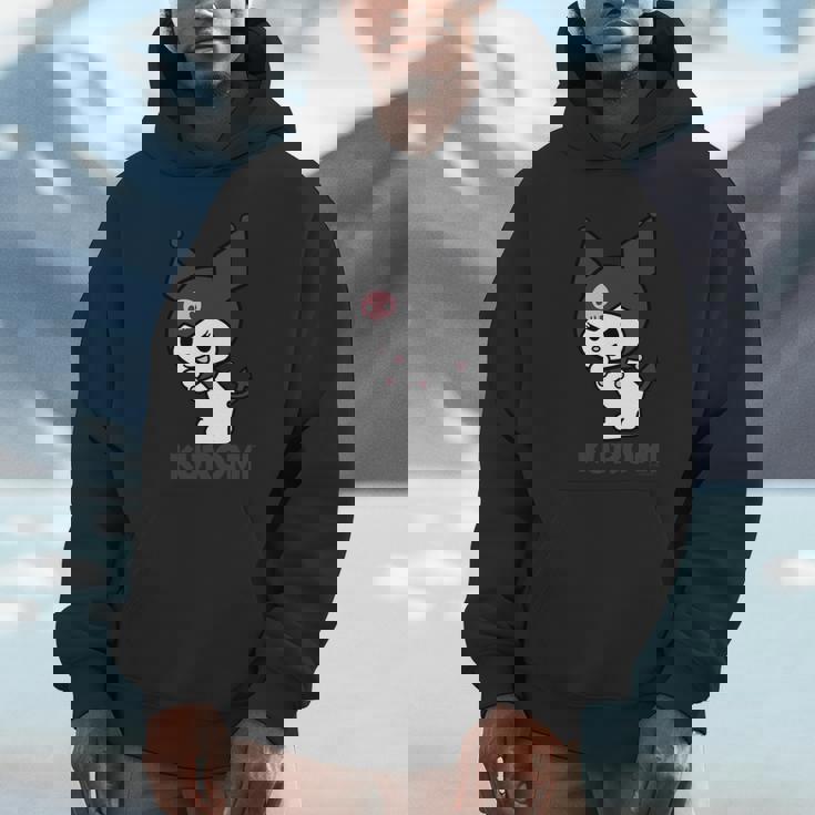 クロミ Usデザイン ふりむき 長袖tシャツ Hoodie