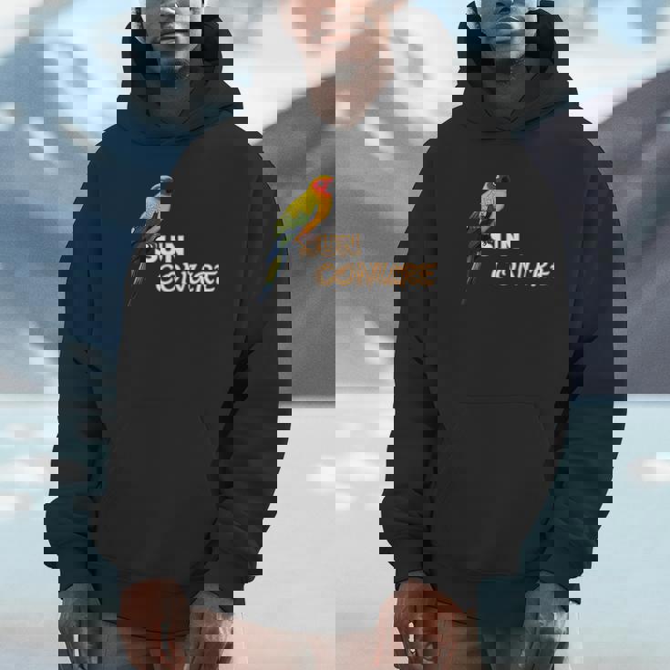 コガネメキシコインコ 鳥 動物 図 バードウォッチング 贈り物 鳥類学者 生物学者 自然科学 パーカー