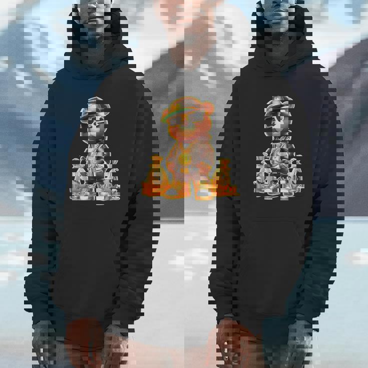 ゴールデンテディベア ボスマネーバッグ ゴールデンコイン&チェーン パーカー