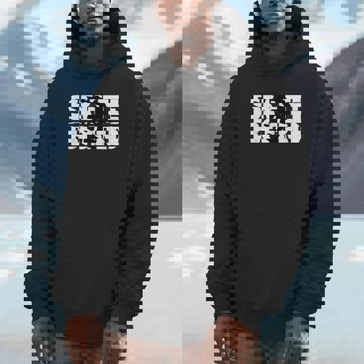 スケートボーダーへのギフト スケートボード シルエット パーカー