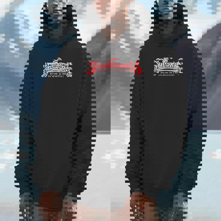ストロベリー レコード・テープ ヴィンテージ レトロ 音楽 Hoodie