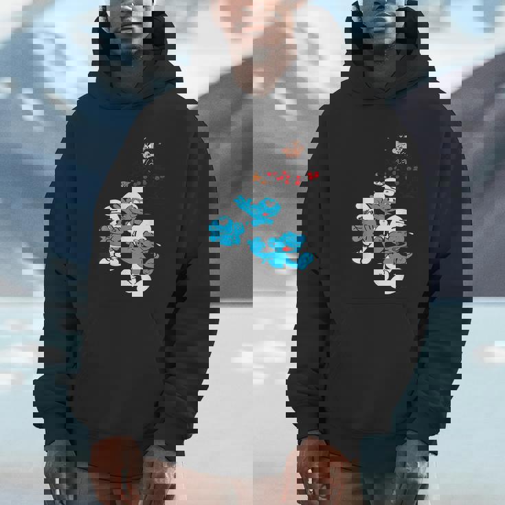 スマーフグループ スマーフ ガーガメル 魅惑のブルーフレンズのファン Hoodie