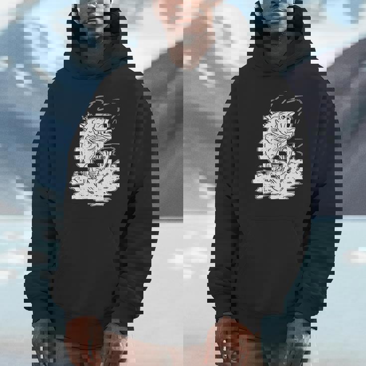 トラウト フィッシング シーバス フィッシャーマン 釣り竿 長袖tシャツ パーカー