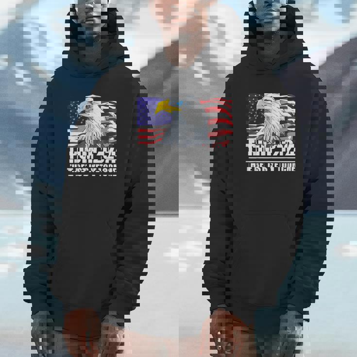 トランプ 2024年 イーグル アメリカ国旗 ドナルド・トランプ選挙 2024年 Hoodie