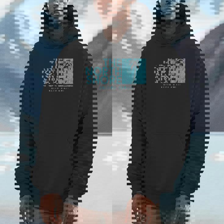 ノースショア ハワイ ヤシの木 ビンテージスタイル パーカー