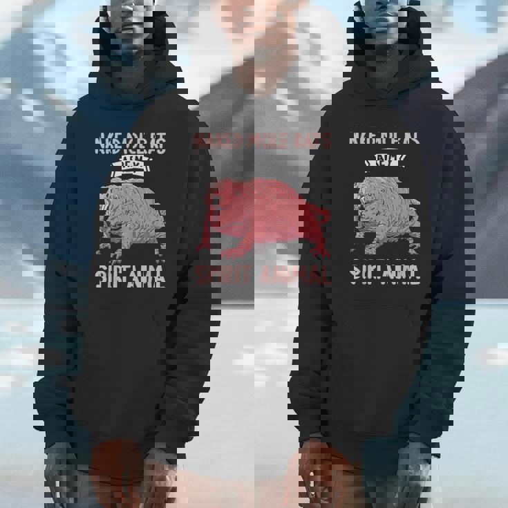 ハダカデバネズミは私のスピリットアニマルハダカデバネズミ パーカー