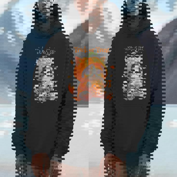 ハロウィン わがまま猫 ねこ ラーメン好き かわいい おもしろ マンガ パーカー