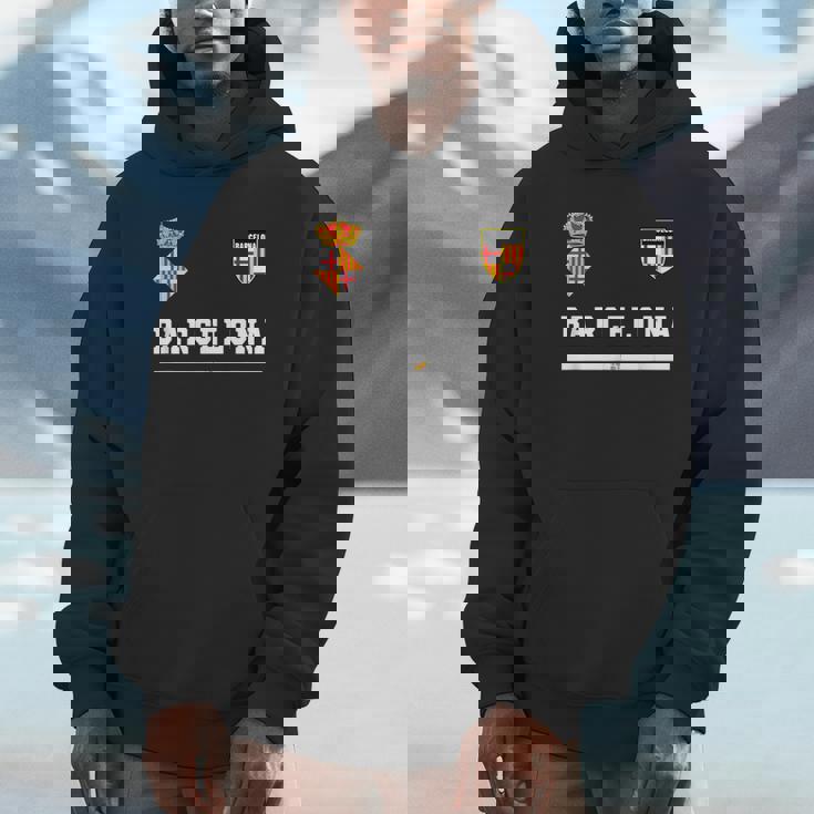 バルセロナ サッカースポーツ フラッグ フットボール Hoodie
