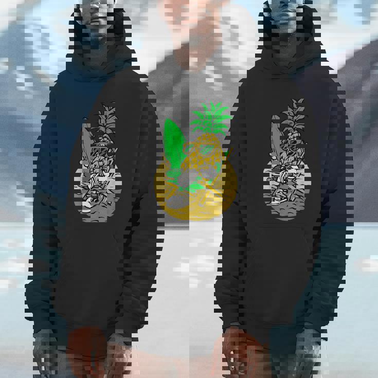 パイナップル サーファー サングラス ハワイ ハワイアン アロハ メンズ レディース Hoodie