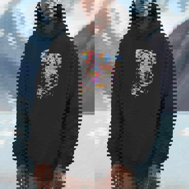 パステルペイント エアデールテリアポートレート パーカー