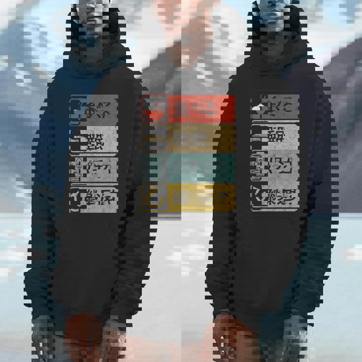 パチンコtシャツ 滑稽 日本のゲーム パーカー