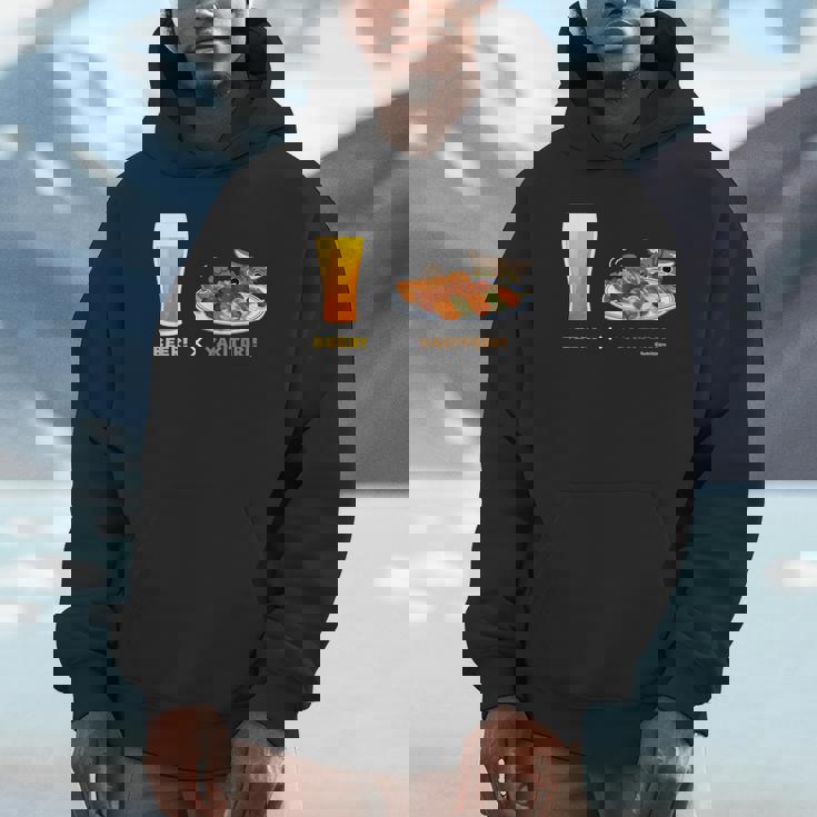 ビールとやきとりとねこ ビール 焼き鳥 猫 パーカー