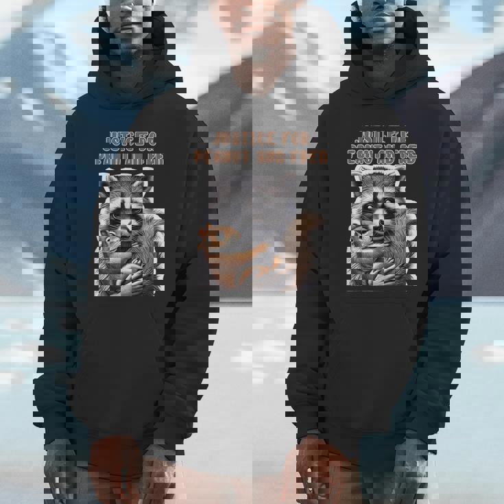 ピーナッツとフレッドの正義 ピーナッツリス フレッドアライグマ パーカー