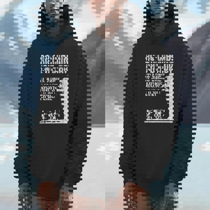 ファニーロッククライマーギフト 男女兼用 クールなゾンビクライミングに パーカー