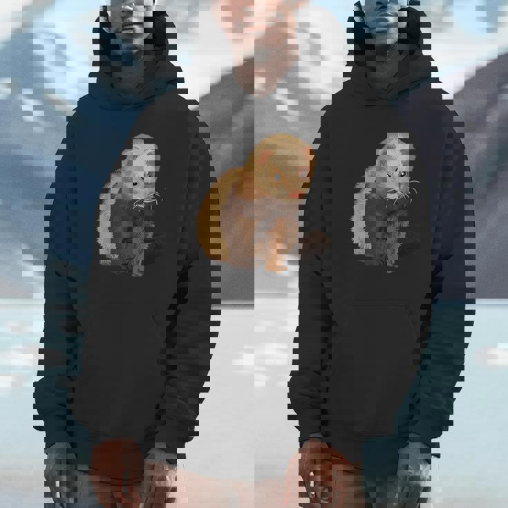 フェレットオーナーペットフェレット パーカー