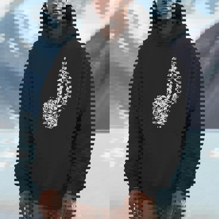 フレンチホルンのドローイング パーカー