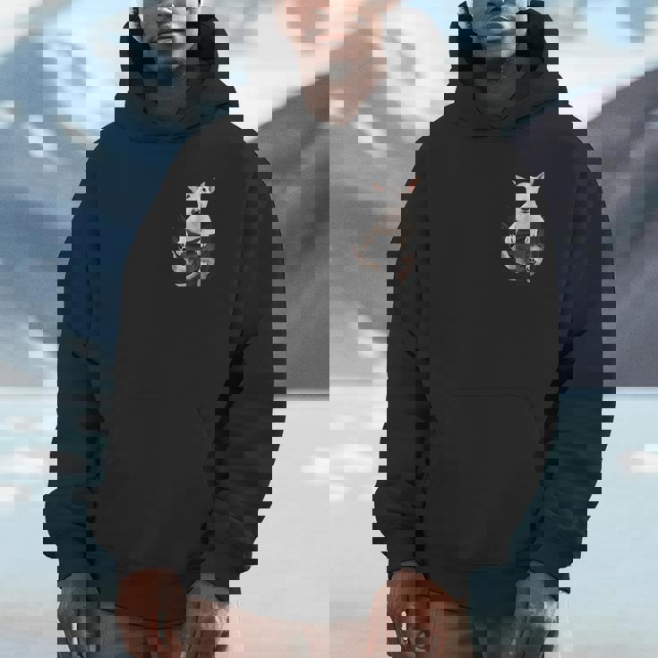 ブルテリア愛好家のためのポケットに入った面白いブルテリア パーカー