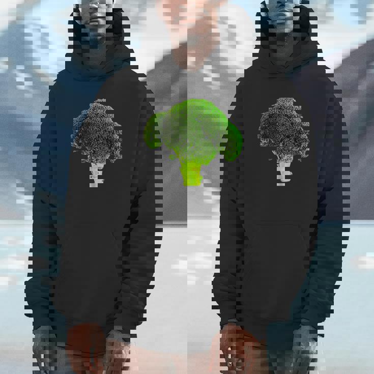ブロッコリー 写真 エンブレム Broccoli Photo Emblem Hoodie