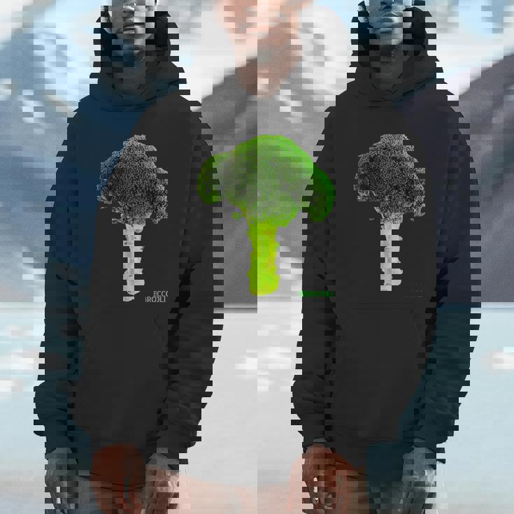 ブロッコリー 大 写真 & 文字 Broccoli Big Photo & Text パーカー