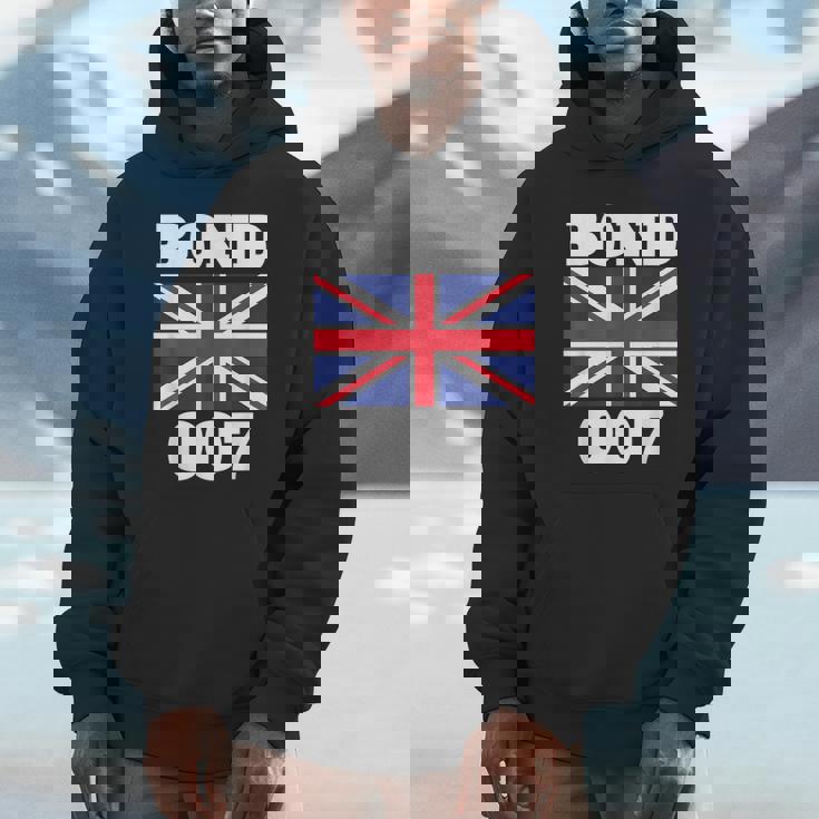ボンドユニオンフラッグ 007 レトロシャツ Hoodie