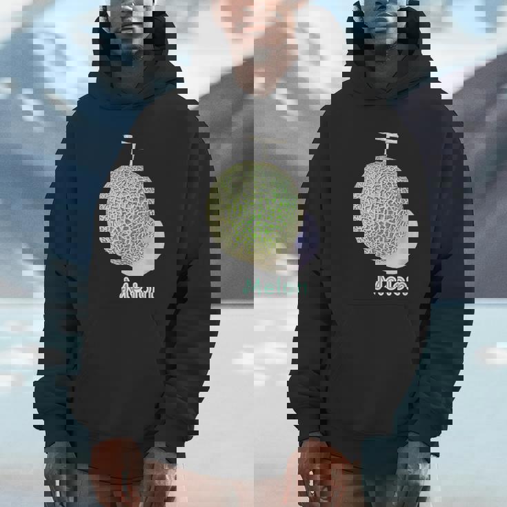 メロン Melon 『フルーツ ポップ』果物 リアル シンプル かわいい イラスト Hoodie