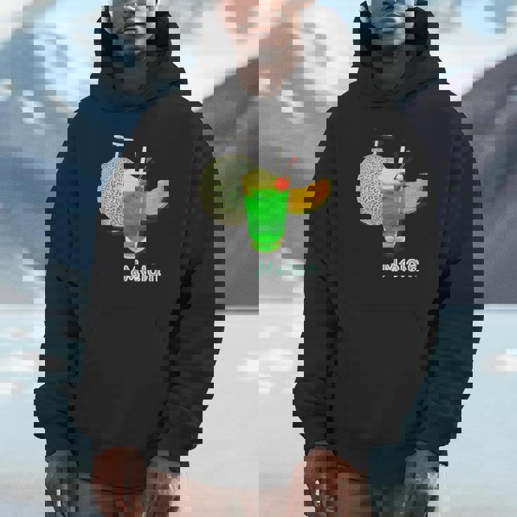メロン 3 Melon メロンソーダ クリームソーダ カット 『デリシャス フルーツ』果物 リアル 面白い イラスト Hoodie