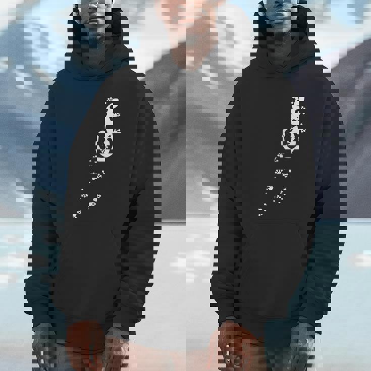 ヤモリ、トカゲ、サンショウウオ、爬虫類、動物、幸運、運勢、 足跡、足 パーカー