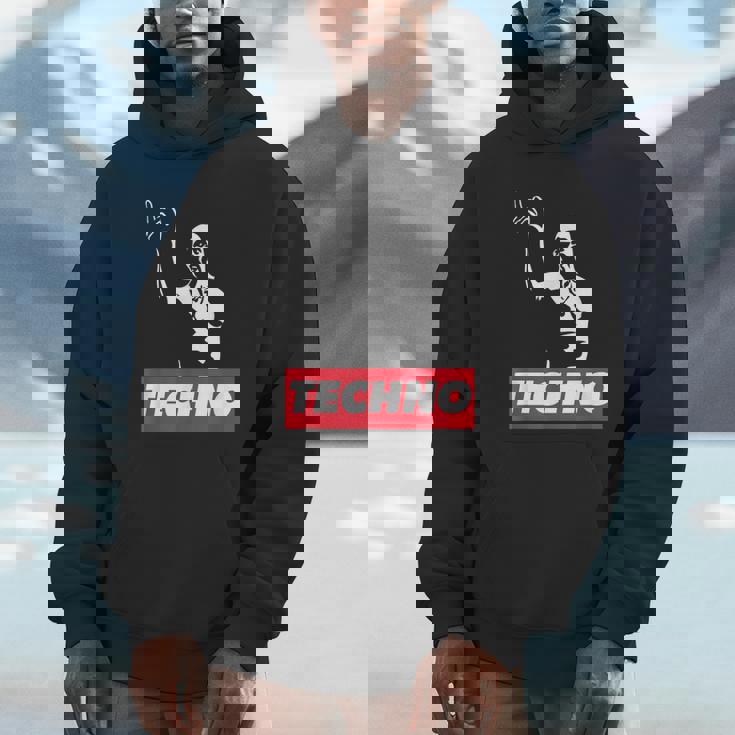 レイバー、Dj、ハードテクノパーティー、フェスティバルのためのテクノバイキング パーカー