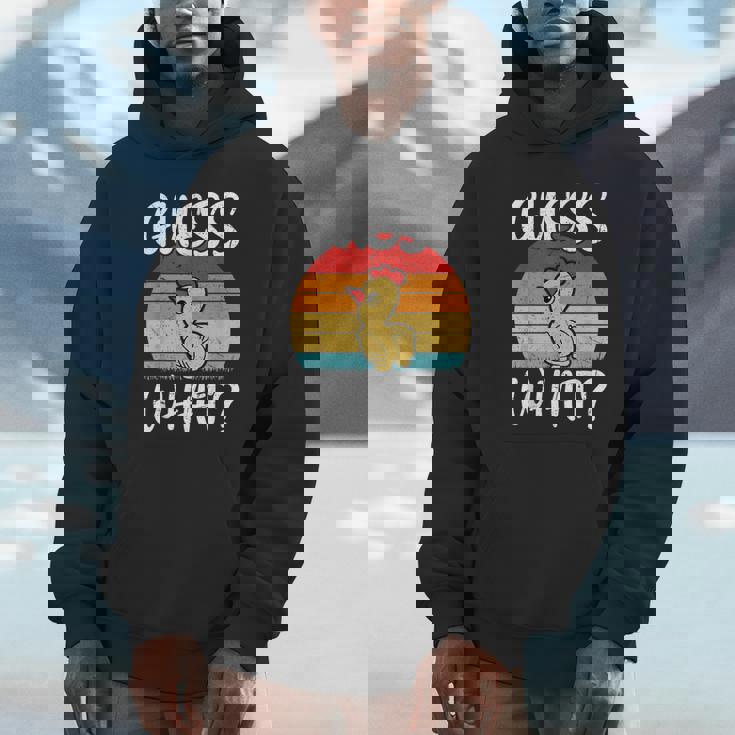 レトロ ヴィンテージ Guess What チキンバット Hoodie