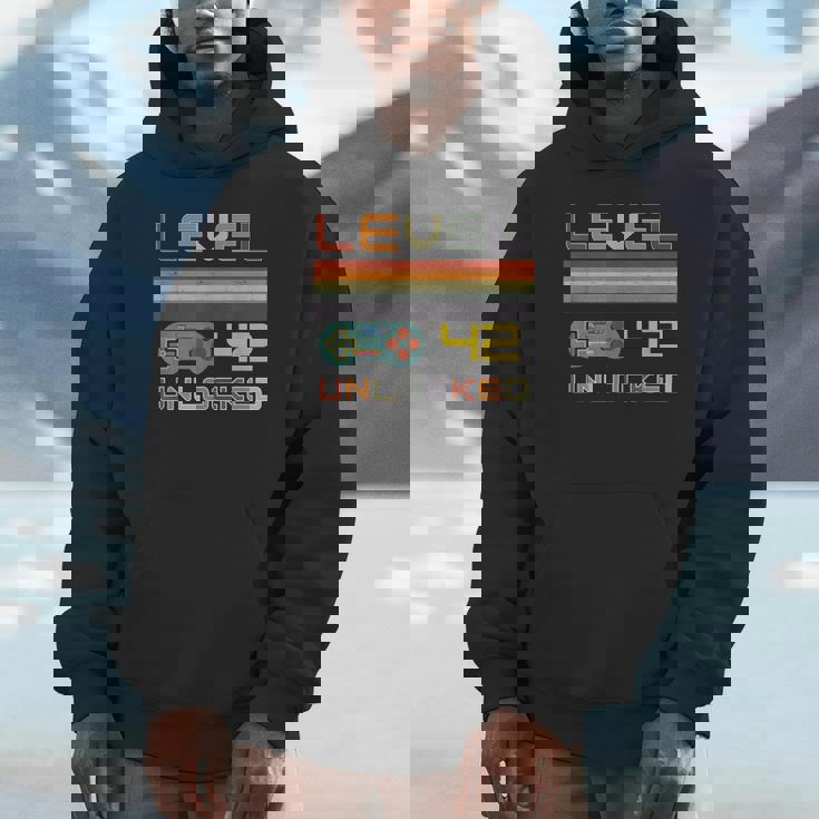 レベル42 アンロック ゲーマー 42歳の誕生日 パーカー