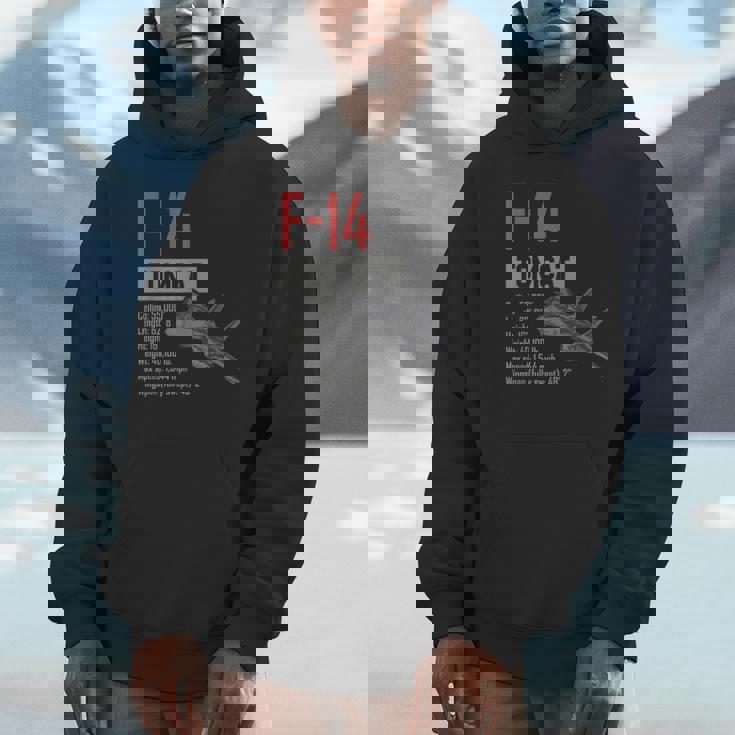 ヴィンテージf-14トムキャット戦闘機ジェット軍事航空ギフト パーカー