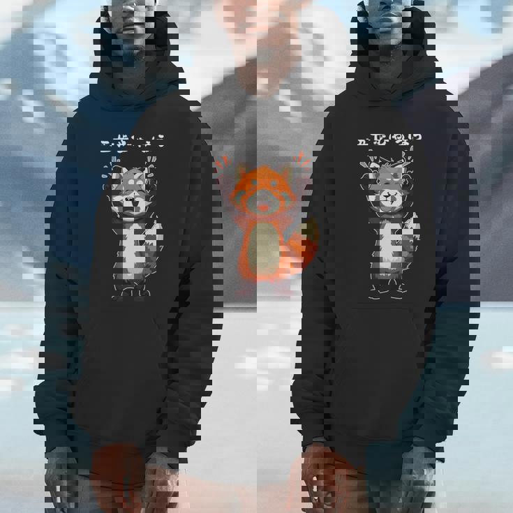 五十歩ひゃっほう レッサーパンダ ネタ ことわざ ことわざのもじり ジョーク ギャグ ダジャレ ツッコミ おもしろ メン 長袖tシャツ Hoodie