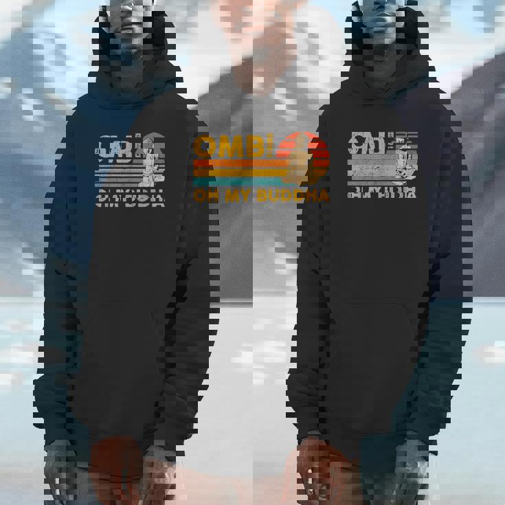 仏教 仏前 レトロ Omb オーマイブッダ Hoodie