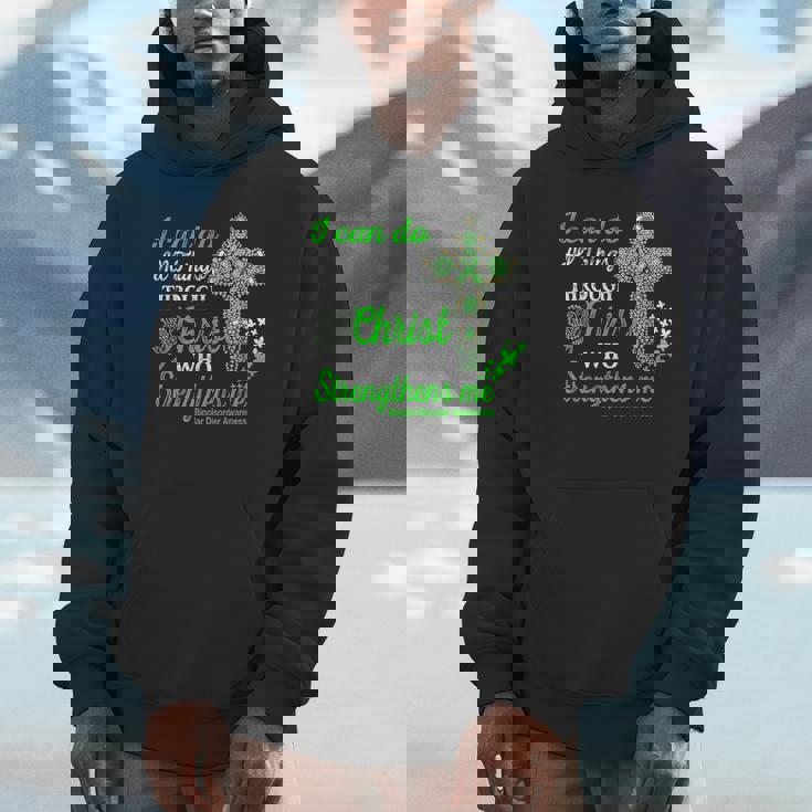 双極性障害啓発 双極性障害 戦士 キリスト Hoodie