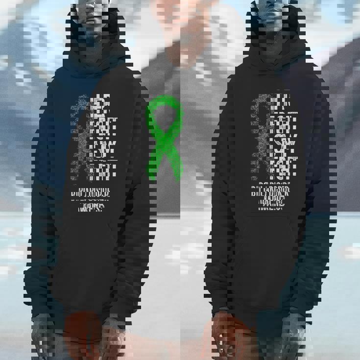 双極性障害彼女の戦いは私の戦い双極性障害 Hoodie
