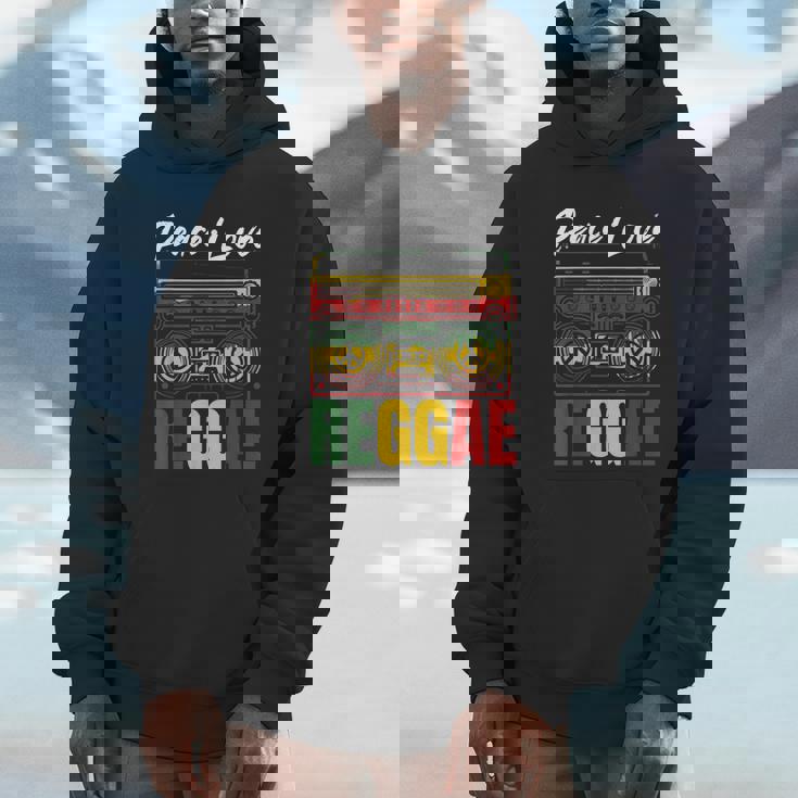 平和 レゲエ音楽 ラスタ ジャマイカ Hoodie