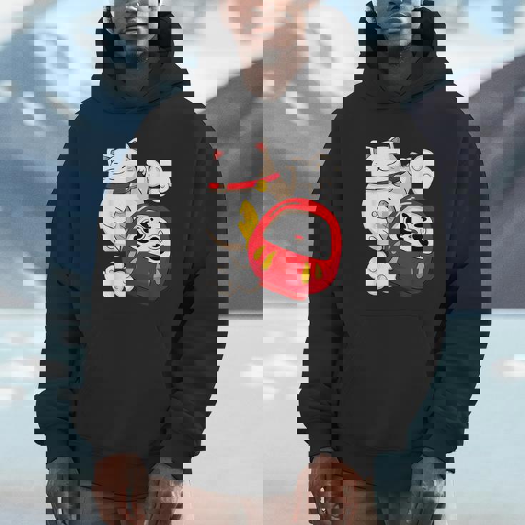 招き猫 招き猫だるま カワイイ パーカー