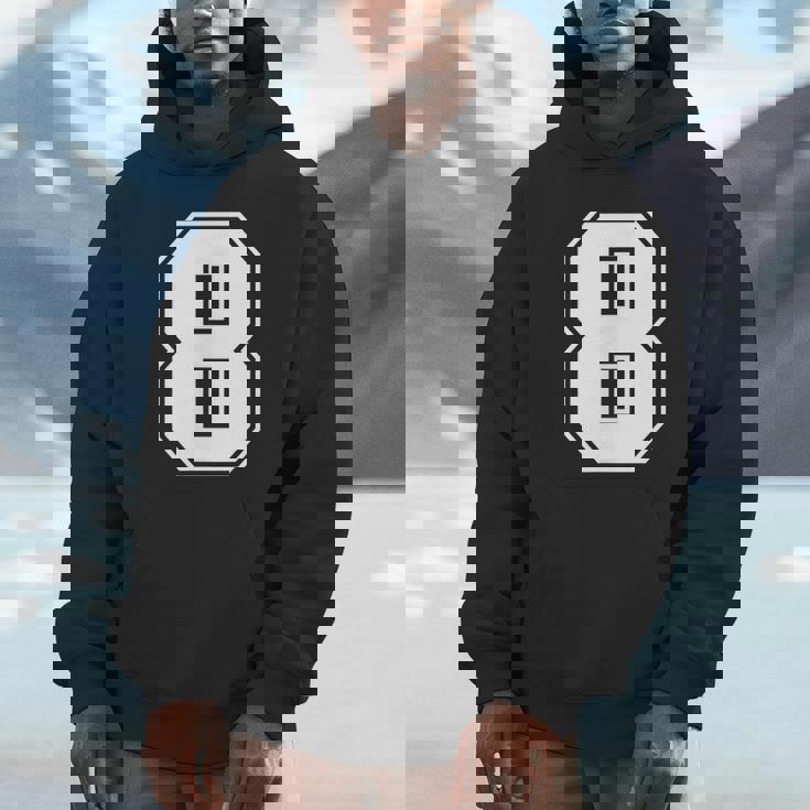 数字 8 スポーツジャージ ラッキーナンバー Hoodie