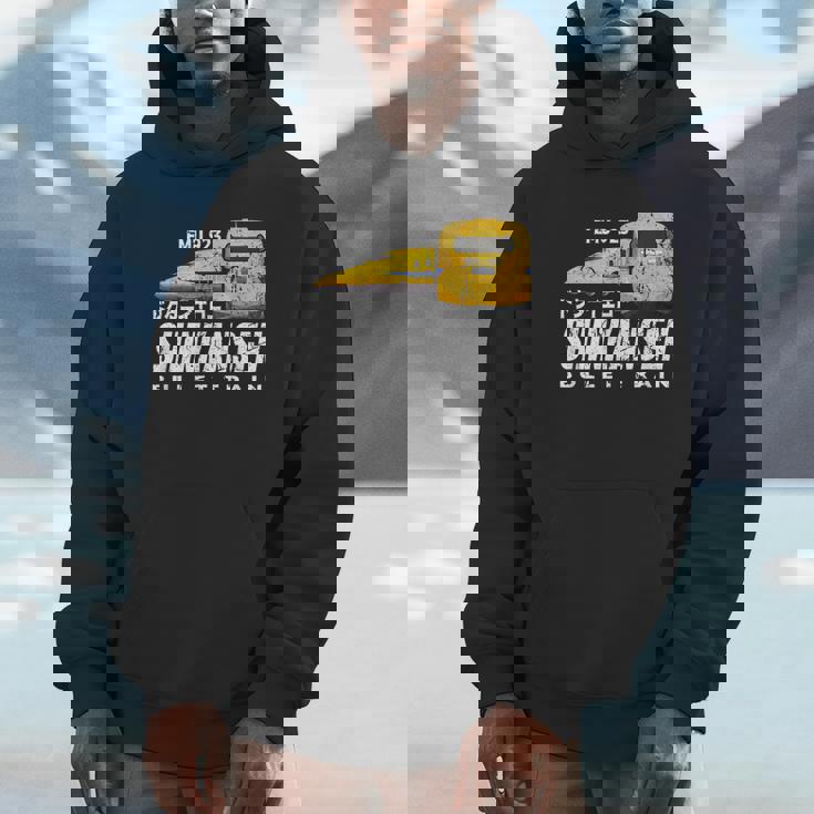 新幹線 ドクターイエロー 新幹線 日本語漢字 日本扇子 Hoodie