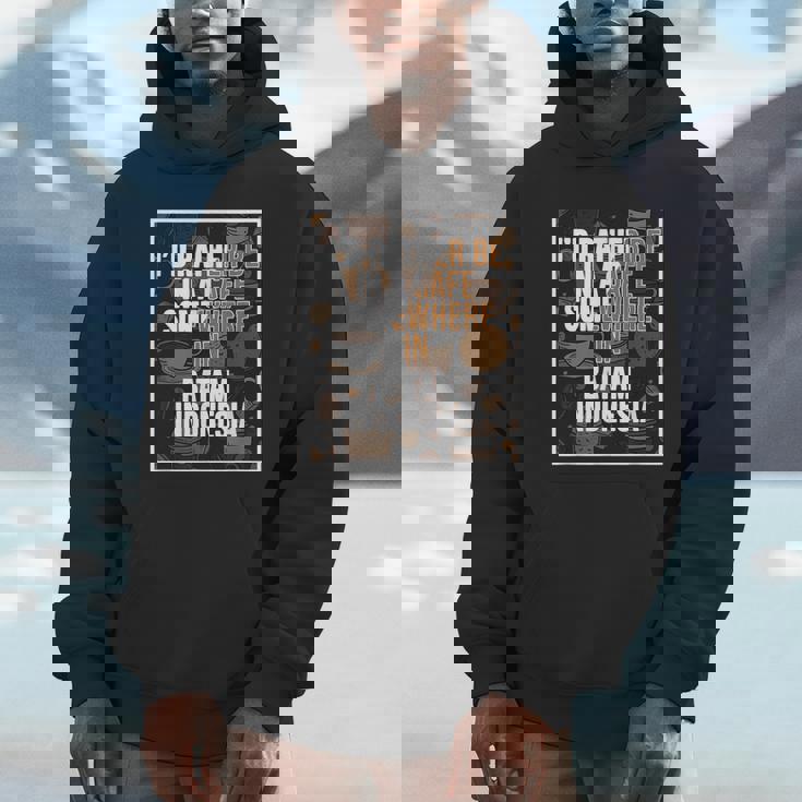 旅行とコーヒー愛好家 バタムインドネシア パーカー