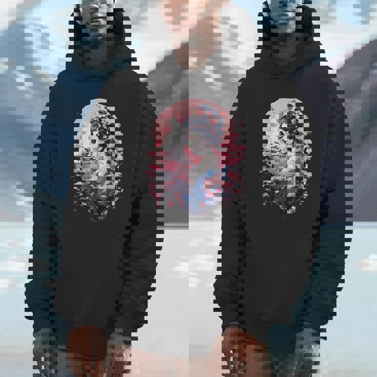 日本美術 浮世絵 アニメ 芸者 桜 富士山 パーカー