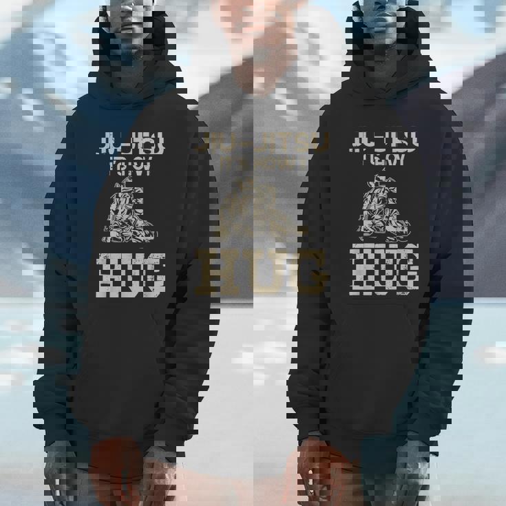 柔術ファイター Its How I Hug パーカー