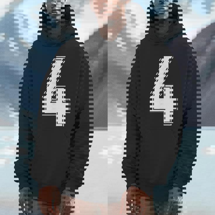 番号4 Fourports アスレチック チーム ジャージー バーシティ ユニフォーム パーカー