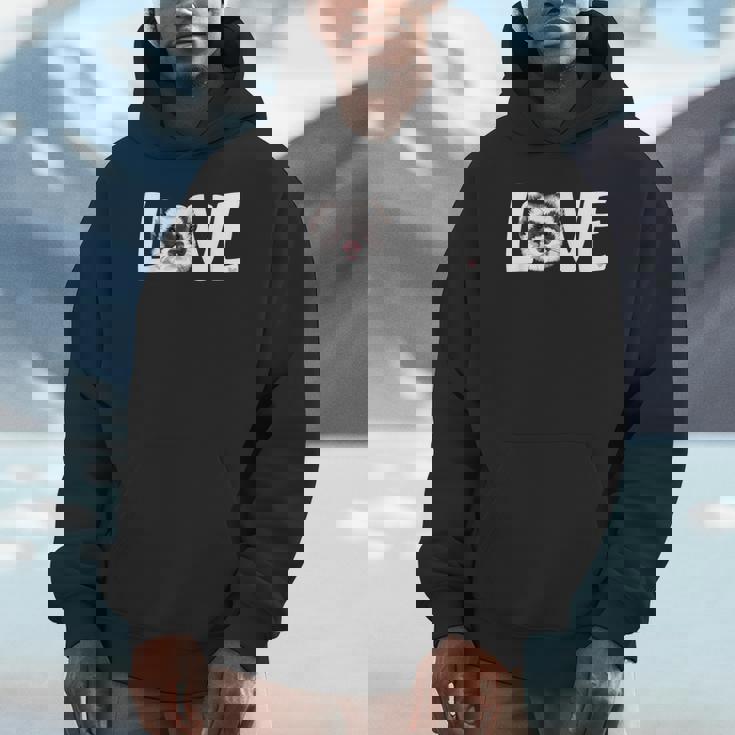 私はフェレットが大好きです Love Ferret パーカー