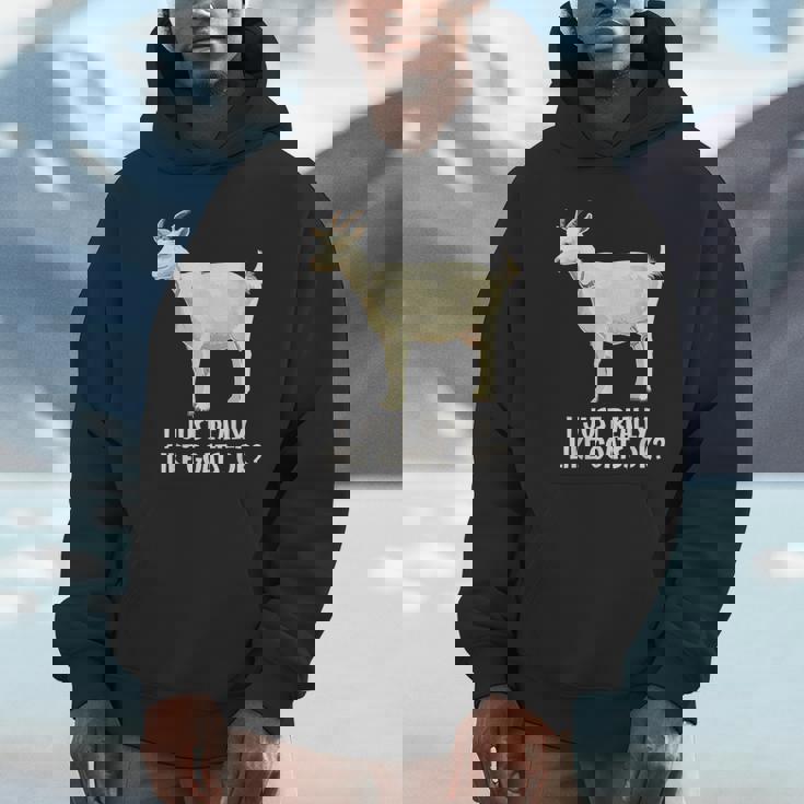 私は本当にヤギが好きです Hoodie