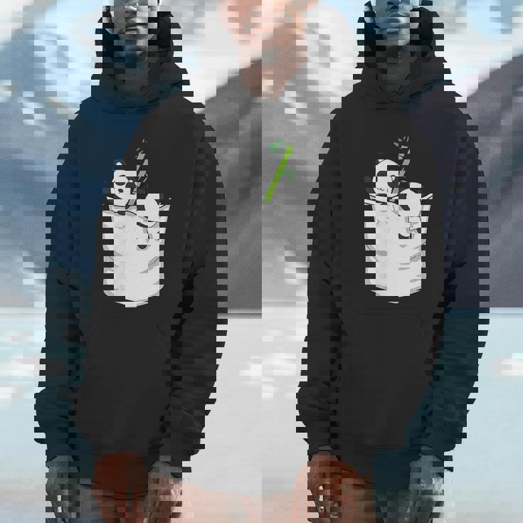 胸ポケットパンダ パンダ クマ パーカー