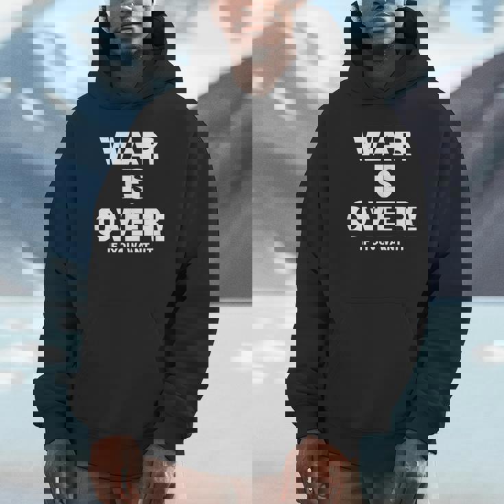 限定戦争は終わりだ 限定版黒 If You Want It パーカー