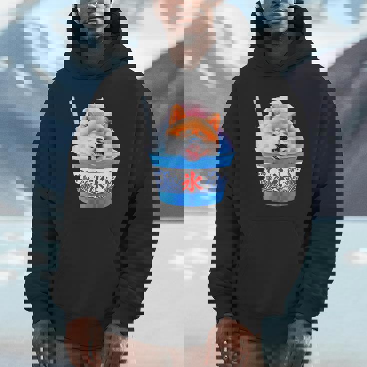 面白いtシャツ 柴犬 かき氷 イヌ わんこ メンズ 犬好き グッズ かわいい おもしろ 面白い 服 ネタ 夏 パーカー